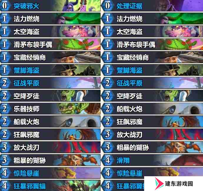 炉石传说乱斗海盗瞎卡组代码-炉石传说乱斗海盗瞎推荐4月