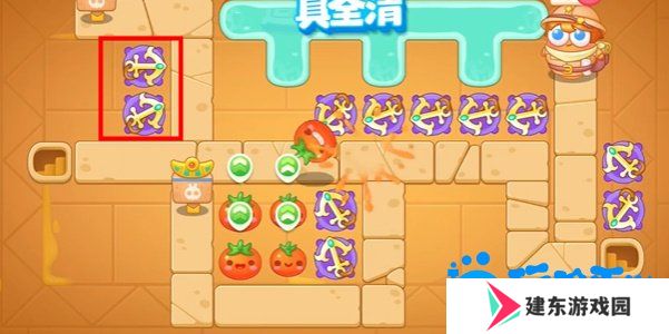 《保卫萝卜4》法老归来第111关通关攻略
