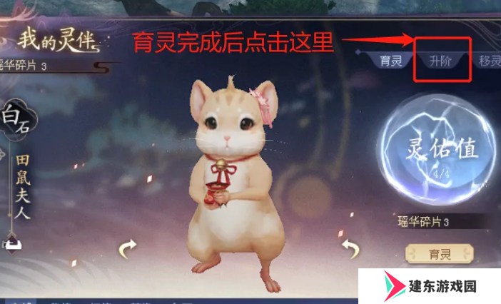 《倩女幽魂》灵伴升阶方法