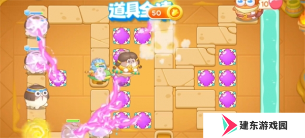 《保卫萝卜4》法老归来第101关通关攻略