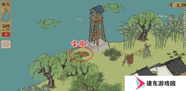 《江南百景图》钱塘春行宝箱位置一览