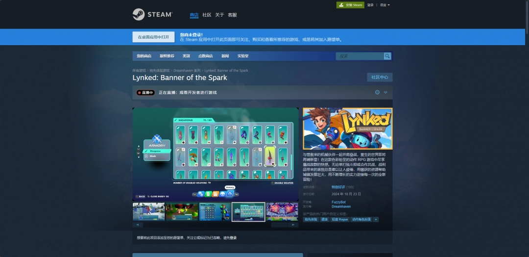 《Lynked: Banner of the Spark》下载安装教程介绍