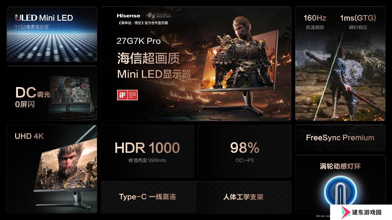 双11首日战报公布：海信显示器获MiniLED、带鱼屏双TOP1!