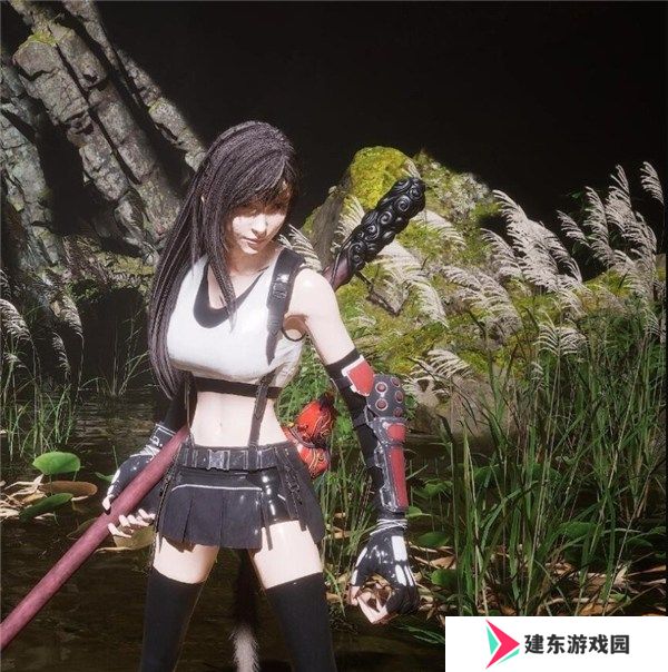 黑神话悟空替换为蒂法无头发和尾巴mod