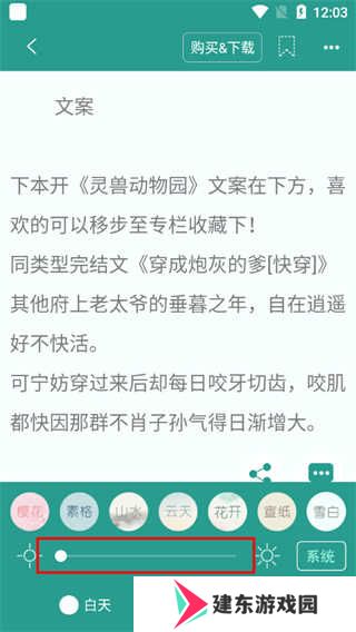 晋江文学城调小说阅读亮度方法