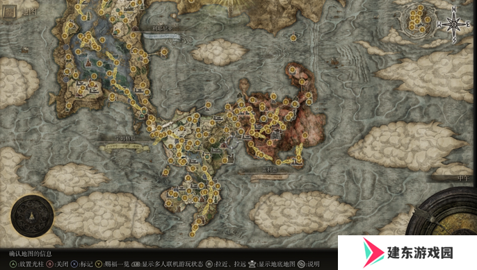 艾尔登法环地图全貌图高清图三