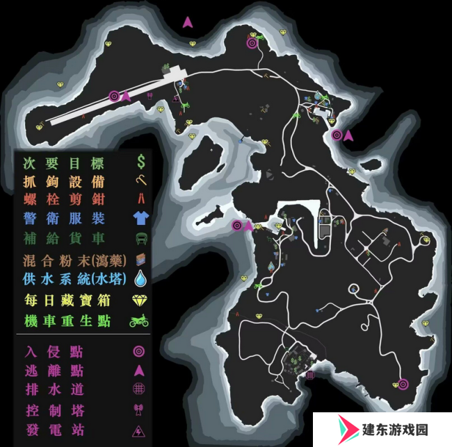 《GTAOL》佩岛劫案重点地图分享