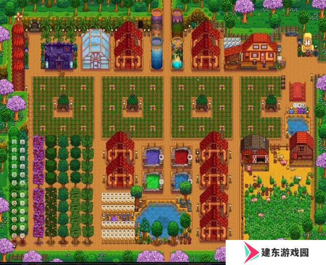 《星露谷物语》全农场地图布局分享