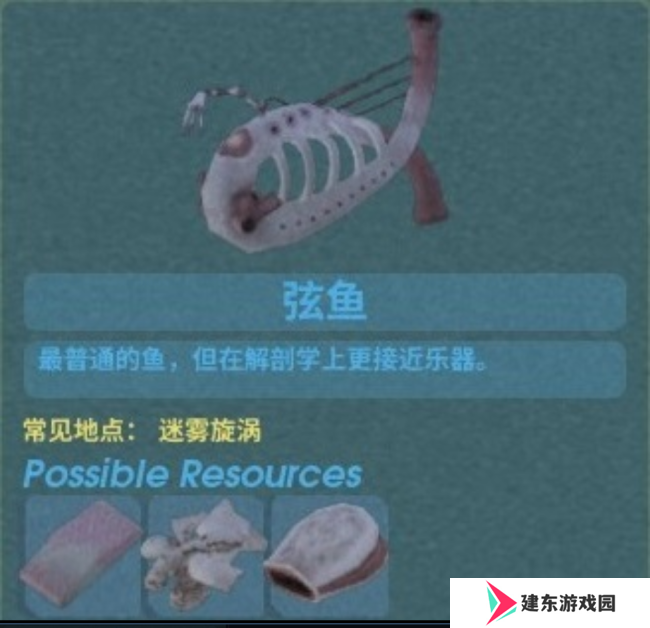 《非生物因素》普通鱼材料菜谱及获得位置介绍
